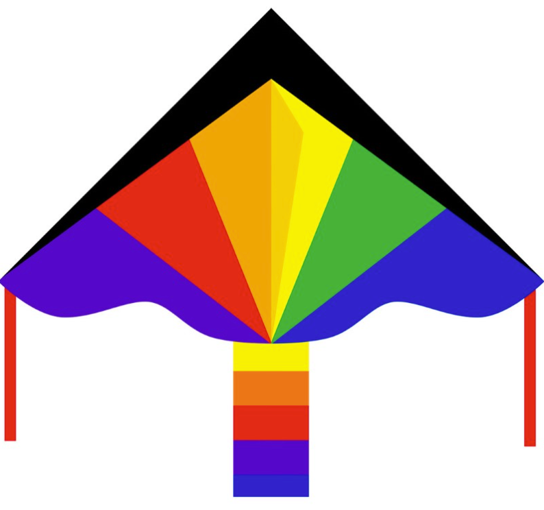 Simple Flyer Rainbow 33"