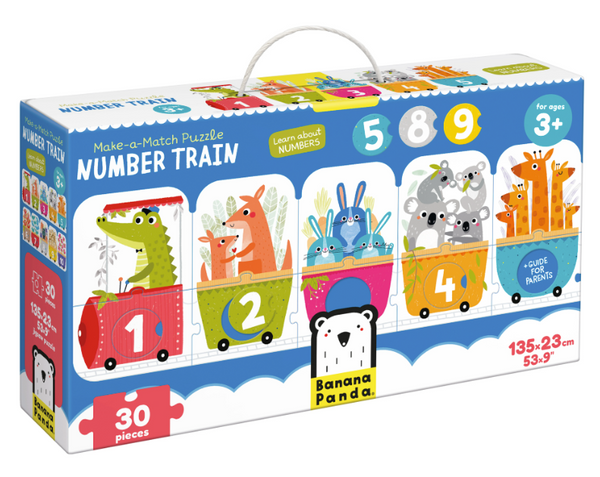 Make A Match Puzzle Number Train