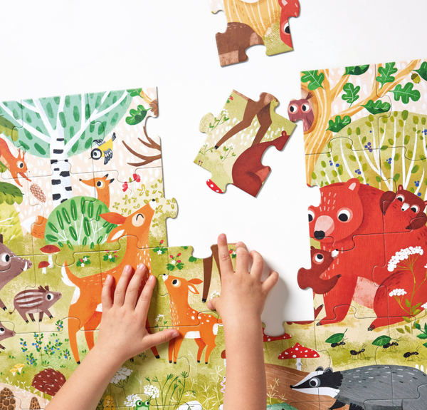 Wild Jumbo Puzzle Forest Animals 40pc