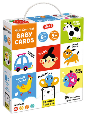 High Contrast Baby Cards 6m+ 8m