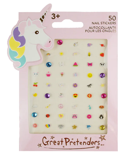 Unicorn Nail Stickers 50pc