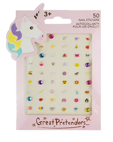 Unicorn Nail Stickers 50pc