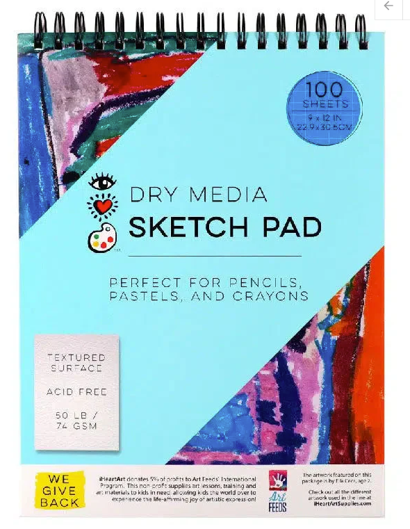 Sketch Pad 9X12 100 Pages