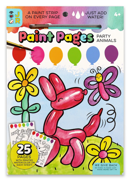Paint Pages: Party Animals