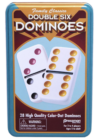 Double Six Color Dot Dominoes