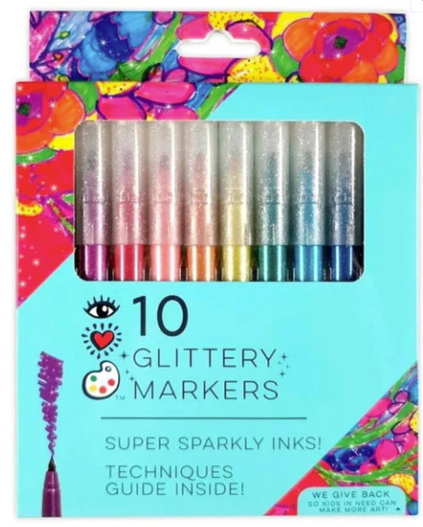 10 Glitter Markers