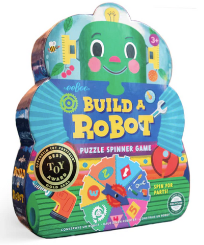Build a Robot Shaped Spinner Game