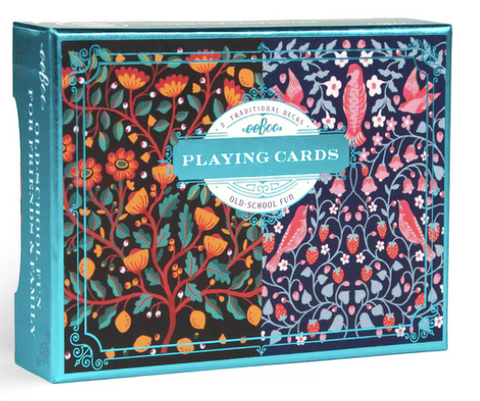 Birds & Flowers Playing Cards