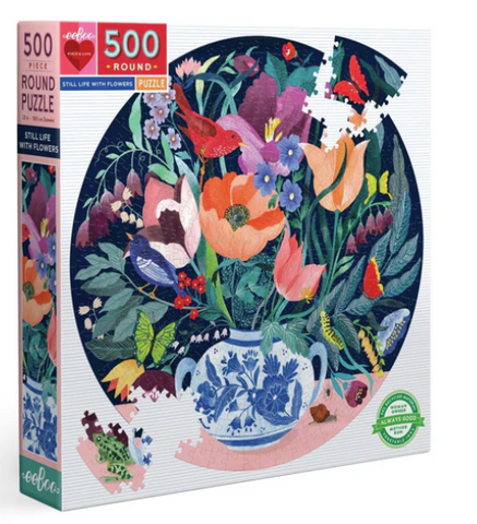 Still Life with Flowers  500Pc Rd Puzzle