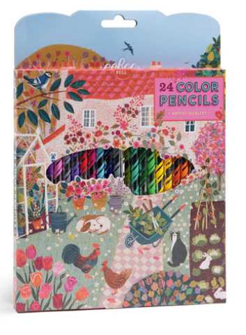 English Cottage 24 Color Pencils