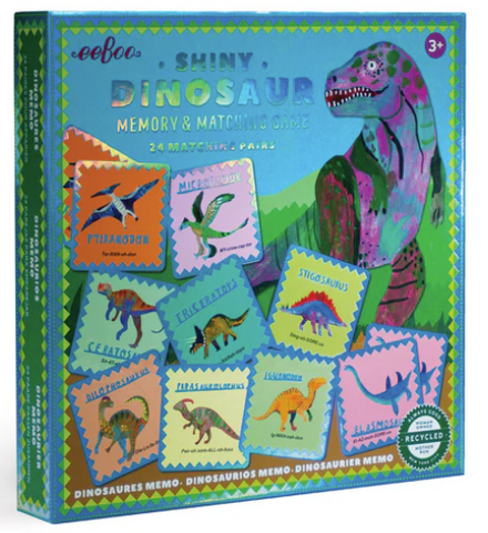 Shiny Dinosaur Memory Matching  Game