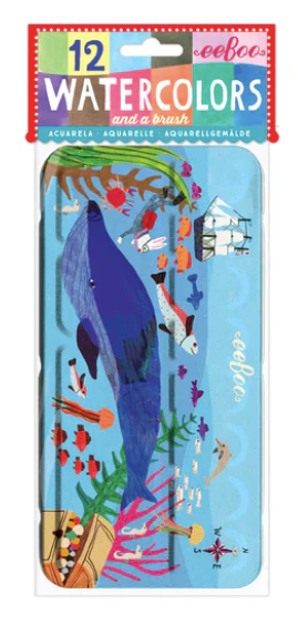 In the Sea 12 Watercolors