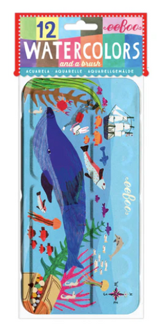 In the Sea 12 Watercolors