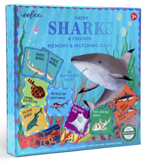 Sharks & Friends Shiny Memory Matching