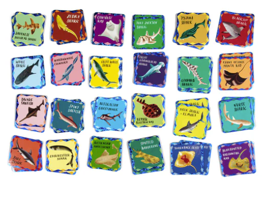 Sharks & Friends Shiny Memory Matching