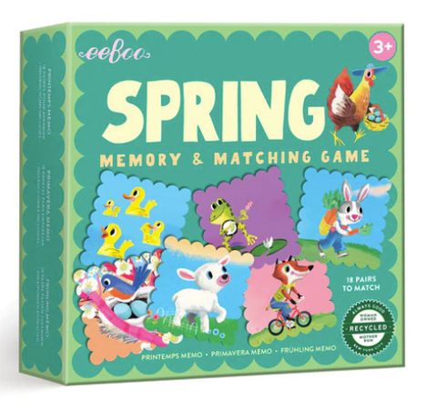 Spring Little Square Memory Game