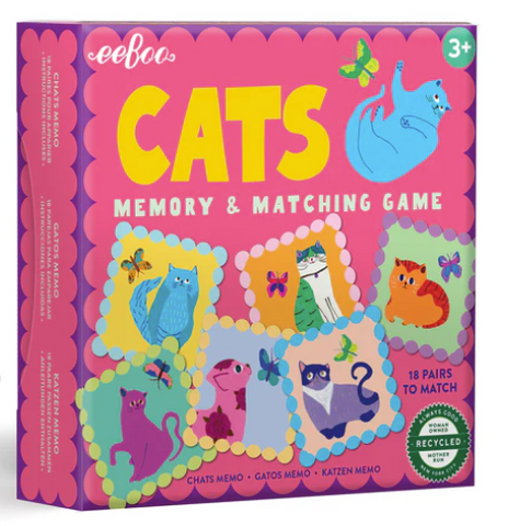 Cats Little Square Memory Game