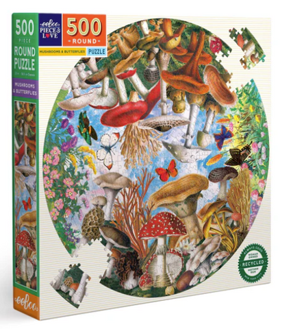 Mushrooms And Butterflies 500Pc