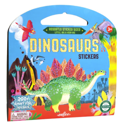 Dinosaurs Shiny Stickers