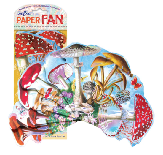 Artist Paper Fan Mushroom