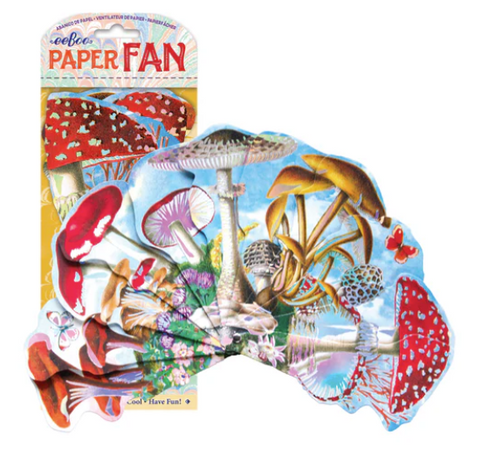 Artist Paper Fan Mushroom