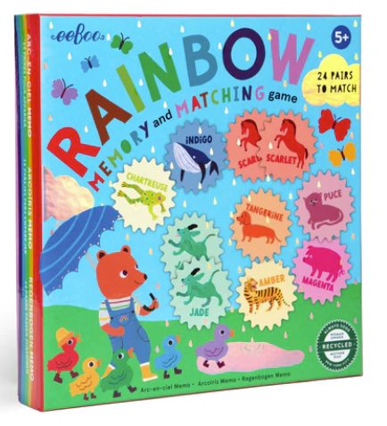 Rainbow Memory Matching Game