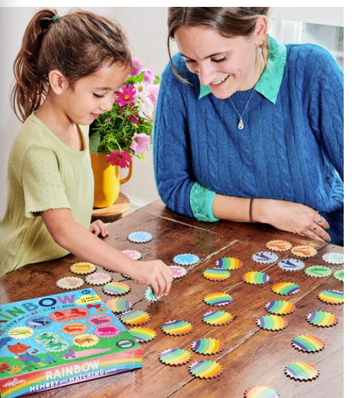 Rainbow Memory Matching Game