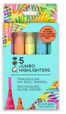 5 Jumbo Highlighters