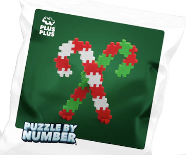 Candy Canes Puzzle Bag