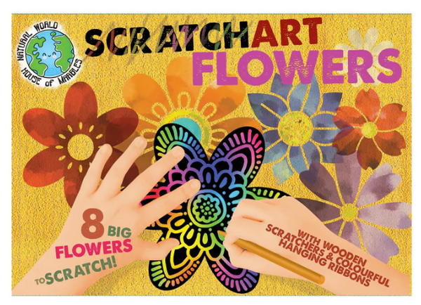 Scratch Art Flowers