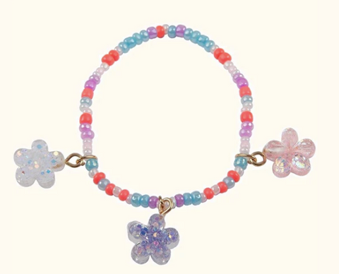 Shimmer Flower Bracelet