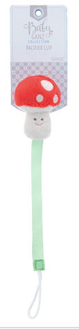 Mushroom Pacifier Clip