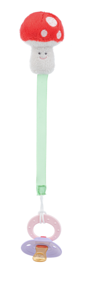 Mushroom Pacifier Clip