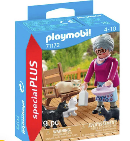 Woman with Cats Playmobil