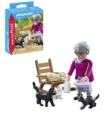 Woman with Cats Playmobil