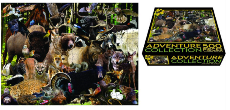 Rocky Mtn. Animal Collage 500Pc