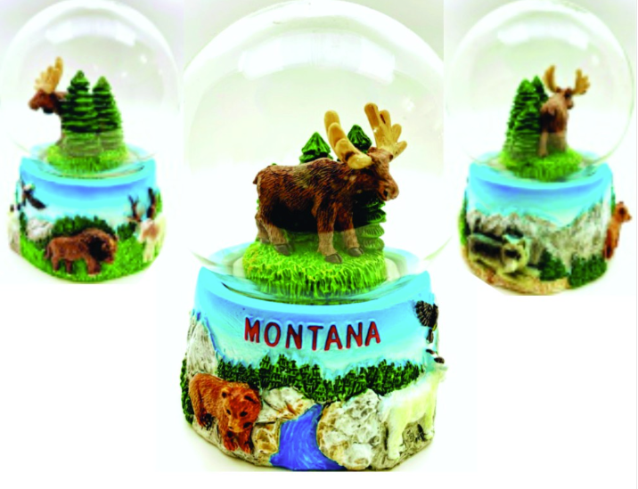 Moose Snow Globe