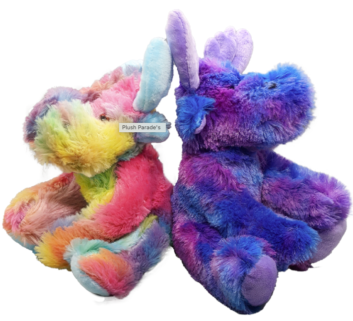 Monty Moose Tye Dye 10"