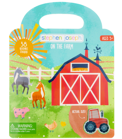 Reusable Sticker Book Farm