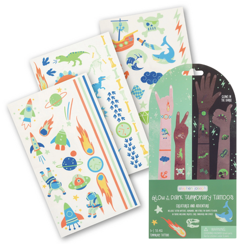 Temporary Tattoo Glow Creatures