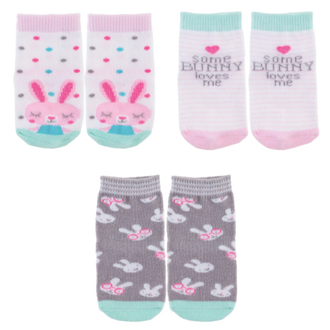 Baby Socks 3-Pack Bunny