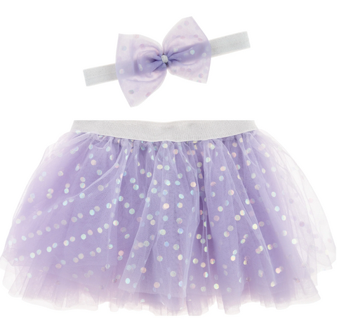 Tutu And Headband Set Lilac Lg.