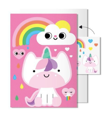 Tattoos Unicorn Card