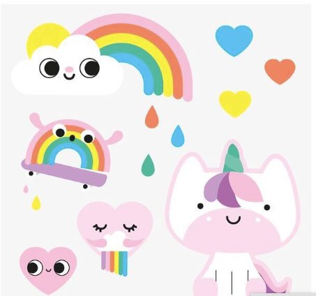 Tattoos Unicorn Card