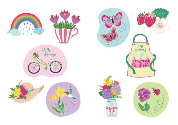 Hello Spring Stickers