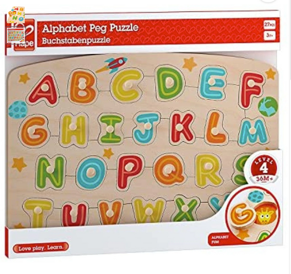 Alphabet Peg Puzzle