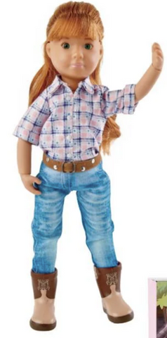 Chloe Riding Cowgirl Doll
