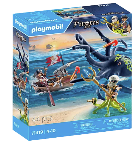 Battle with Giant Octpus