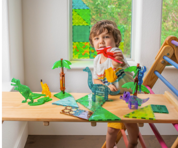 Magna Tiles Dino World XL 50-Pc