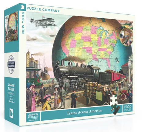 Trains Across America 1500pc